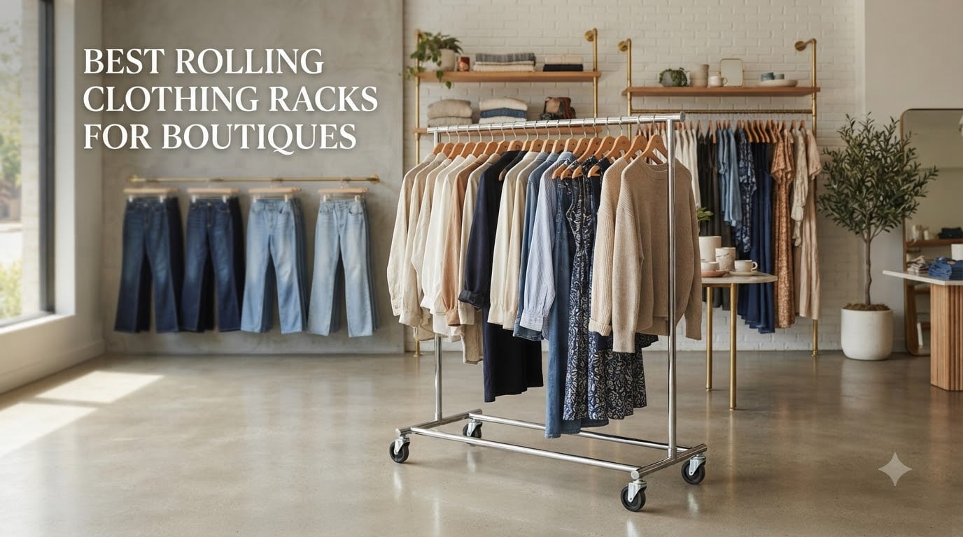 Best Rolling Clothing Racks For Boutiques
