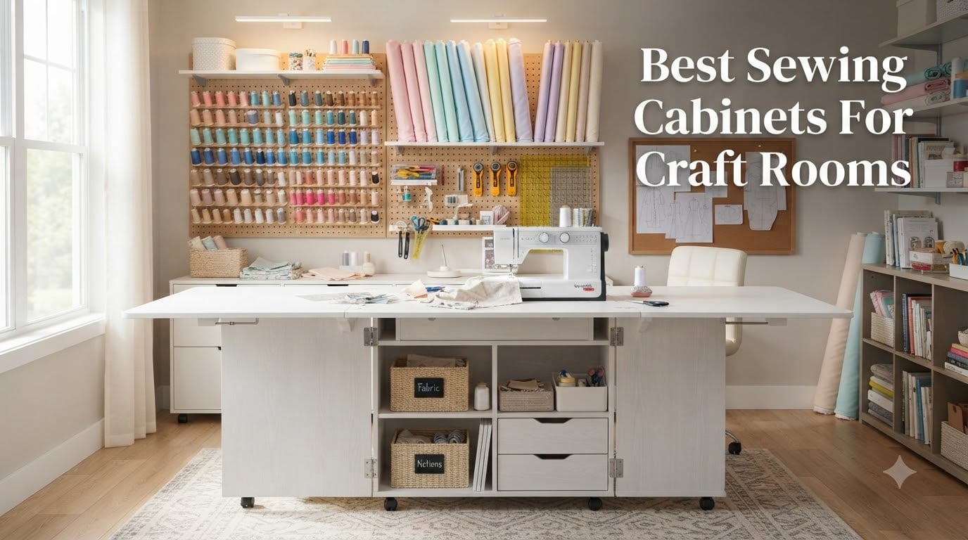 Best Sewing Cabinets For Craft Rooms
