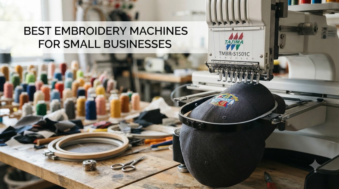 Best Embroidery Machines For Small Businesses
