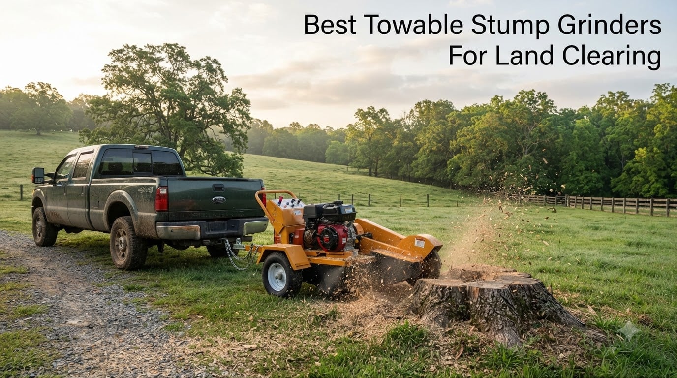 Best Towable Stump Grinders For Land Clearing