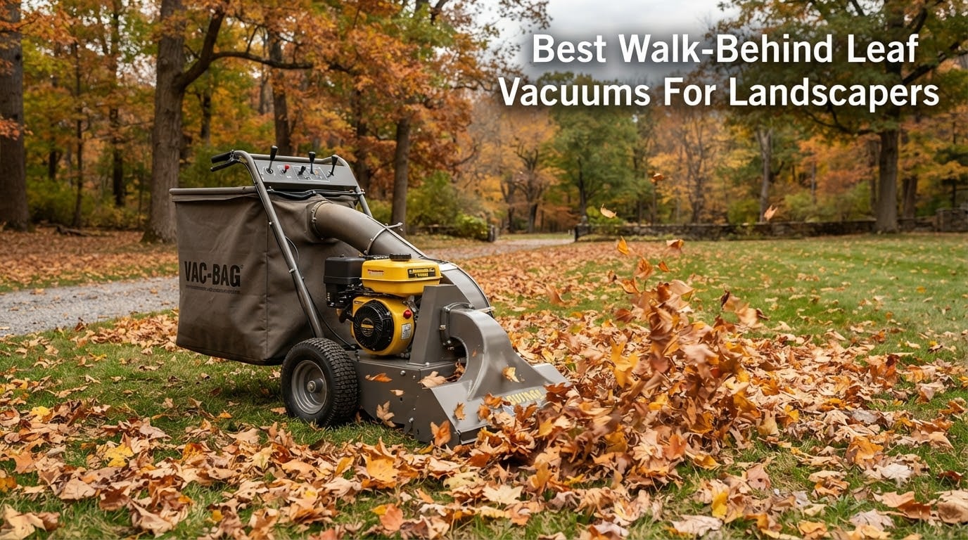 Best Walk-Behind Leaf Vacuums For Landscapers