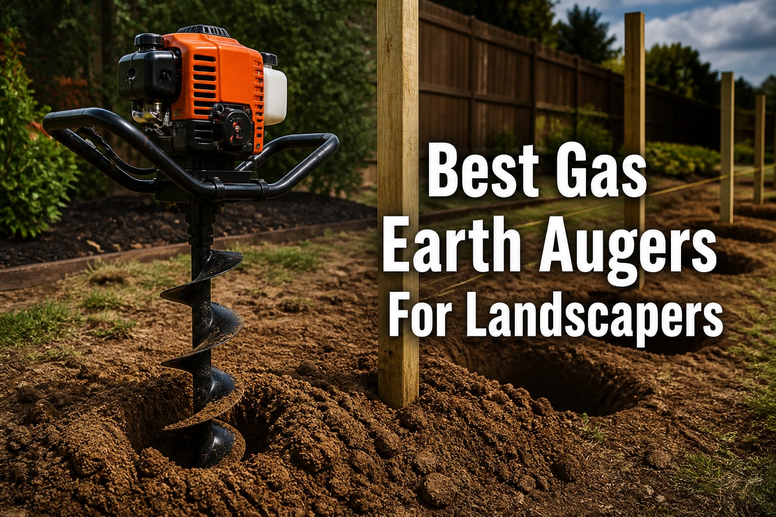 Best Gas Earth Augers For Landscapers