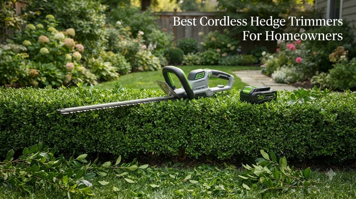 Best Cordless Hedge Trimmers For Homeowners