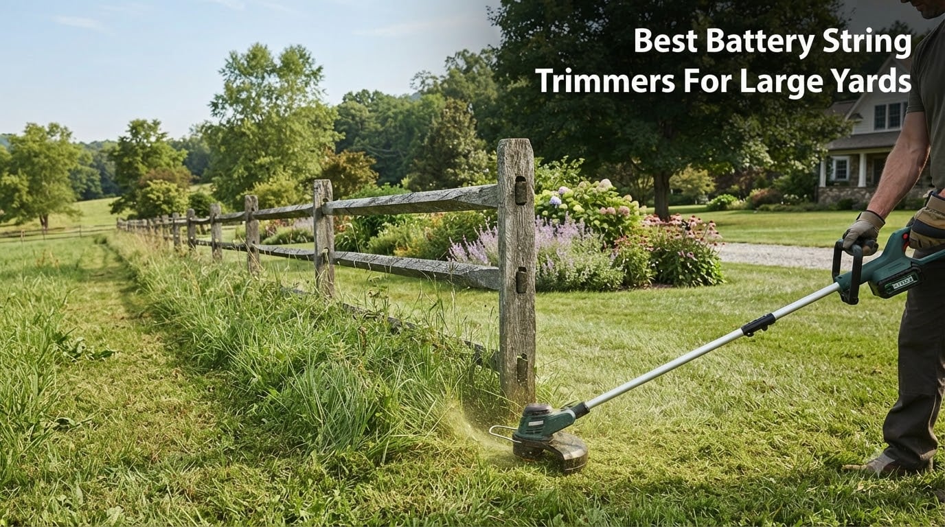 Best Battery String Trimmers For Large Yards