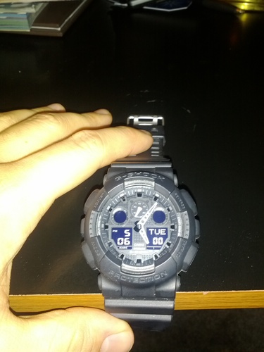 Casio G-Shock GA100-1A1 | Men's Tough Analog-Digital Watch | 200M Water Resistant | Shock & Magnetic Resistant | Sporty & Rugged Design customer photo 1