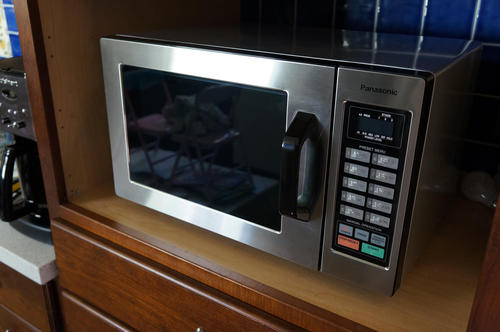 Panasonic NE-1054F Compact Light-Duty Countertop Commercial Microwave Oven with 10 Programmable Memory and Touch Screen Control, Countertop Microwave Oven, 1000W, 0.8 Cu. Ft, Stainless Steel customer photo 1