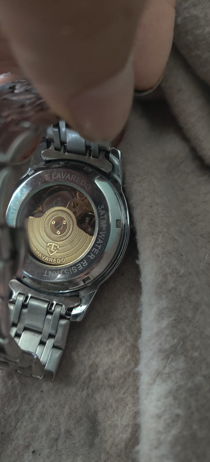 GLEIM Mechanical Skeleton Watch Automatic Self-Winding Steampunk Unisex customer photo 1