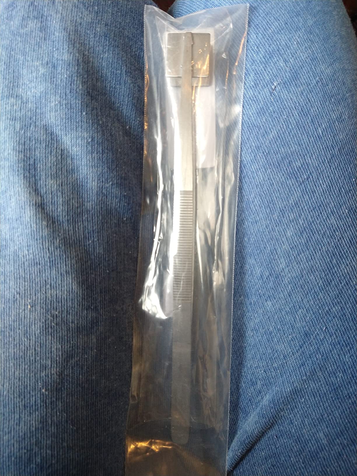 Mashing Tweezers Glass Work Bead Masher Tweezer 8” Lampworking 3/4