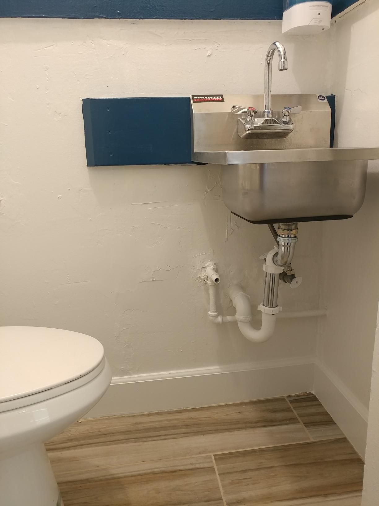 DuraSteel Stainless Steel Sink - NSF Commercial Wall Mount Kitchen Sink - Small Hand Sink with 12