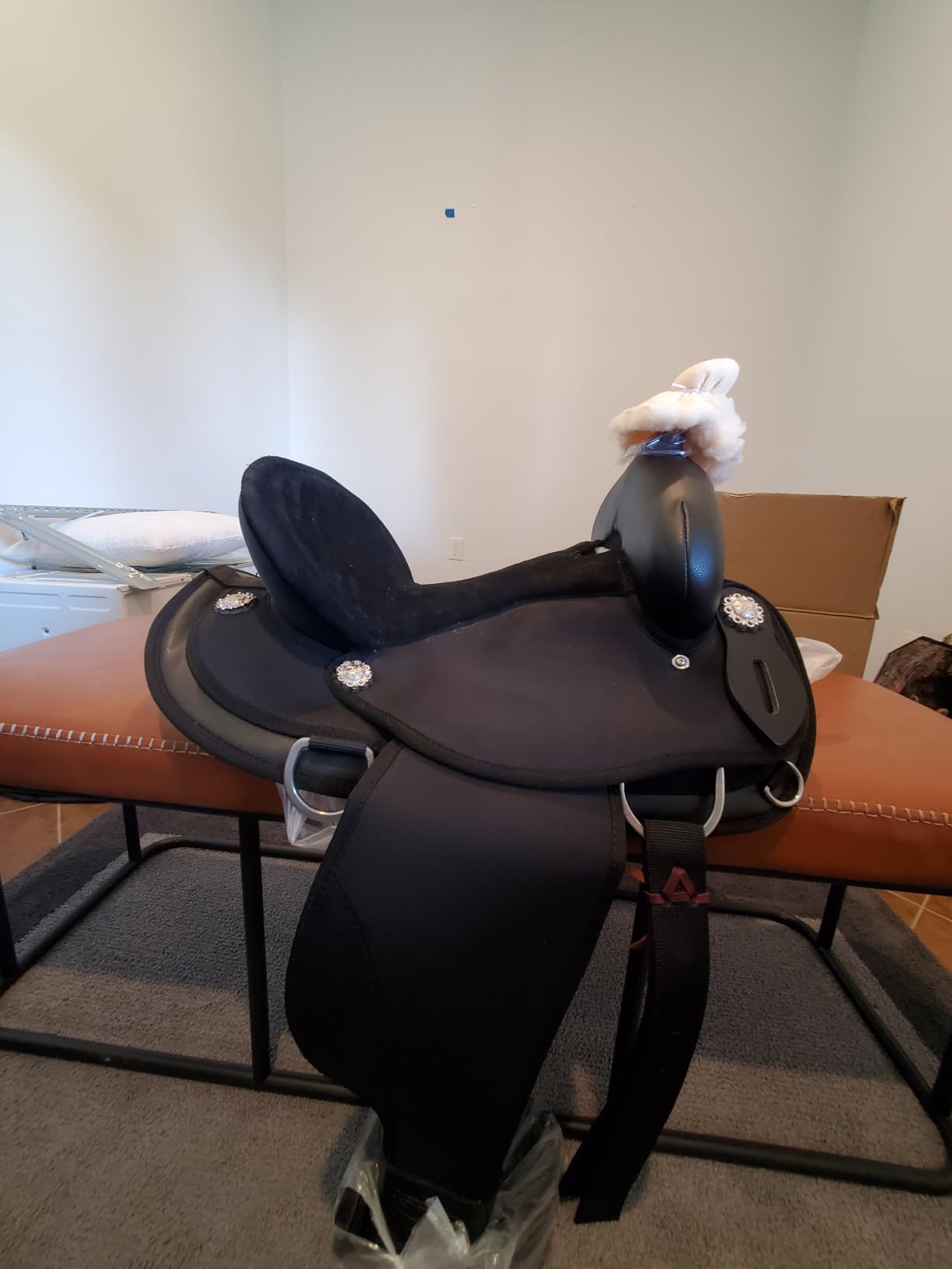 HILASON Flex Tree Western Saddle Black Synthetic Trail customer photo 1