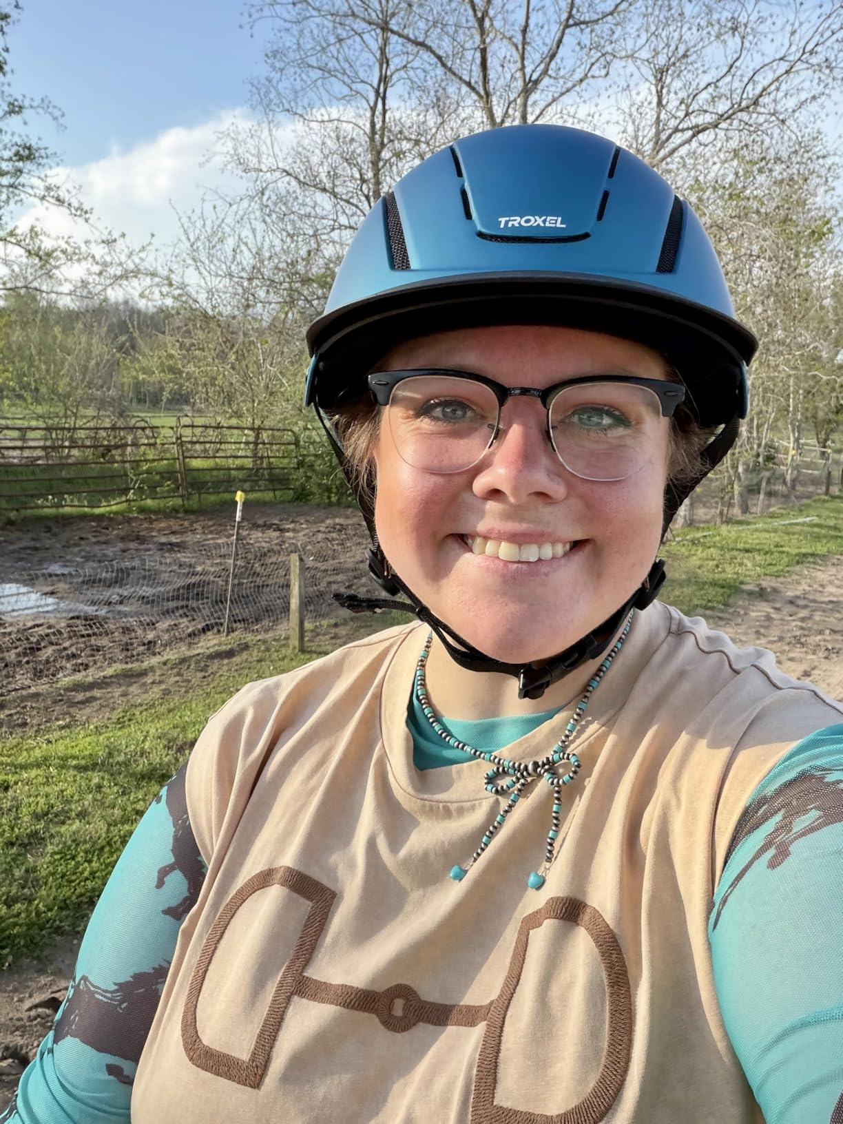 Troxel Spirit Duratec Full Coverage Horse Riding Helmet, Adjustable Fit customer photo 1
