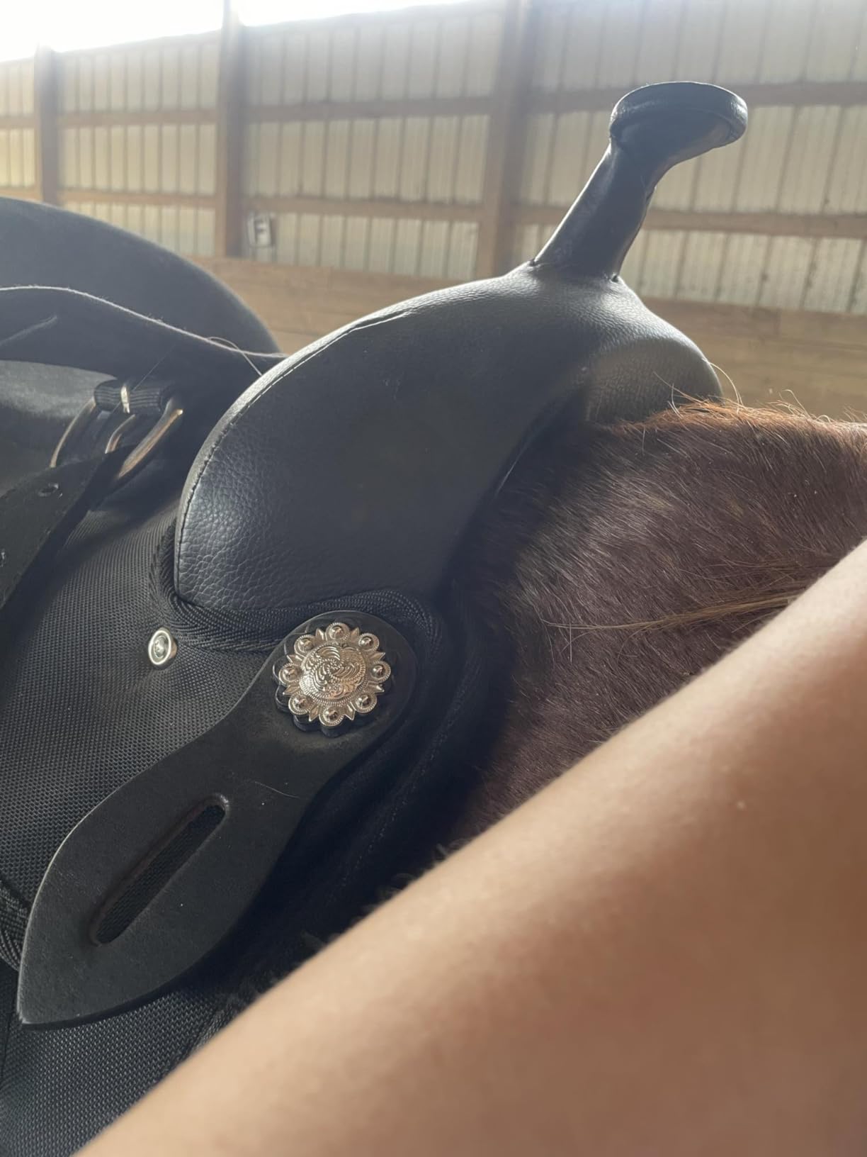 HILASON Flex Tree Western Horse Saddle Cordura Synthetic Trail & Pleasure | for Horses customer photo 1