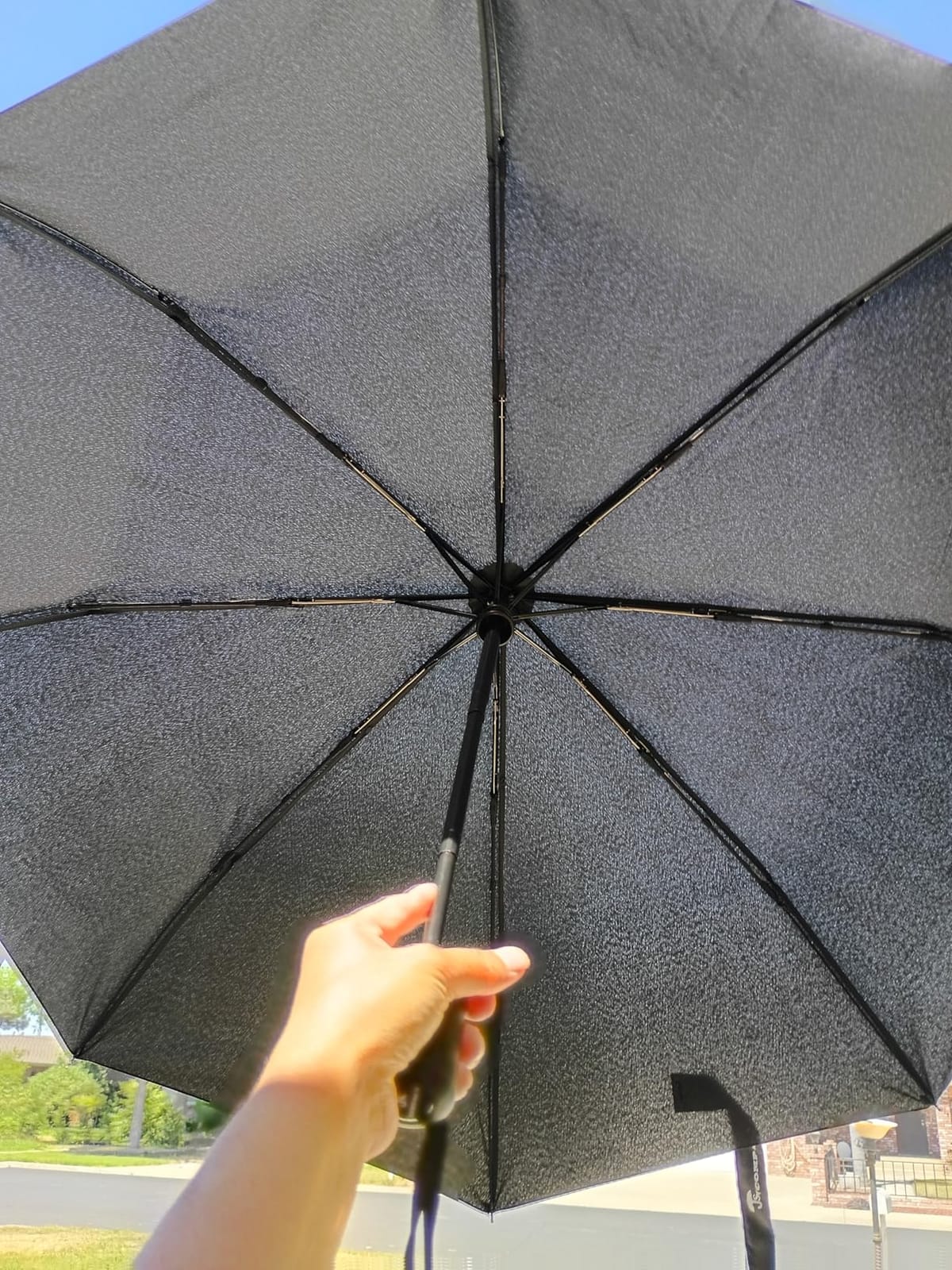 SY COMPACT Travel Umbrella - Windproof Automatic Compact Umbrellas for Rain customer photo 2