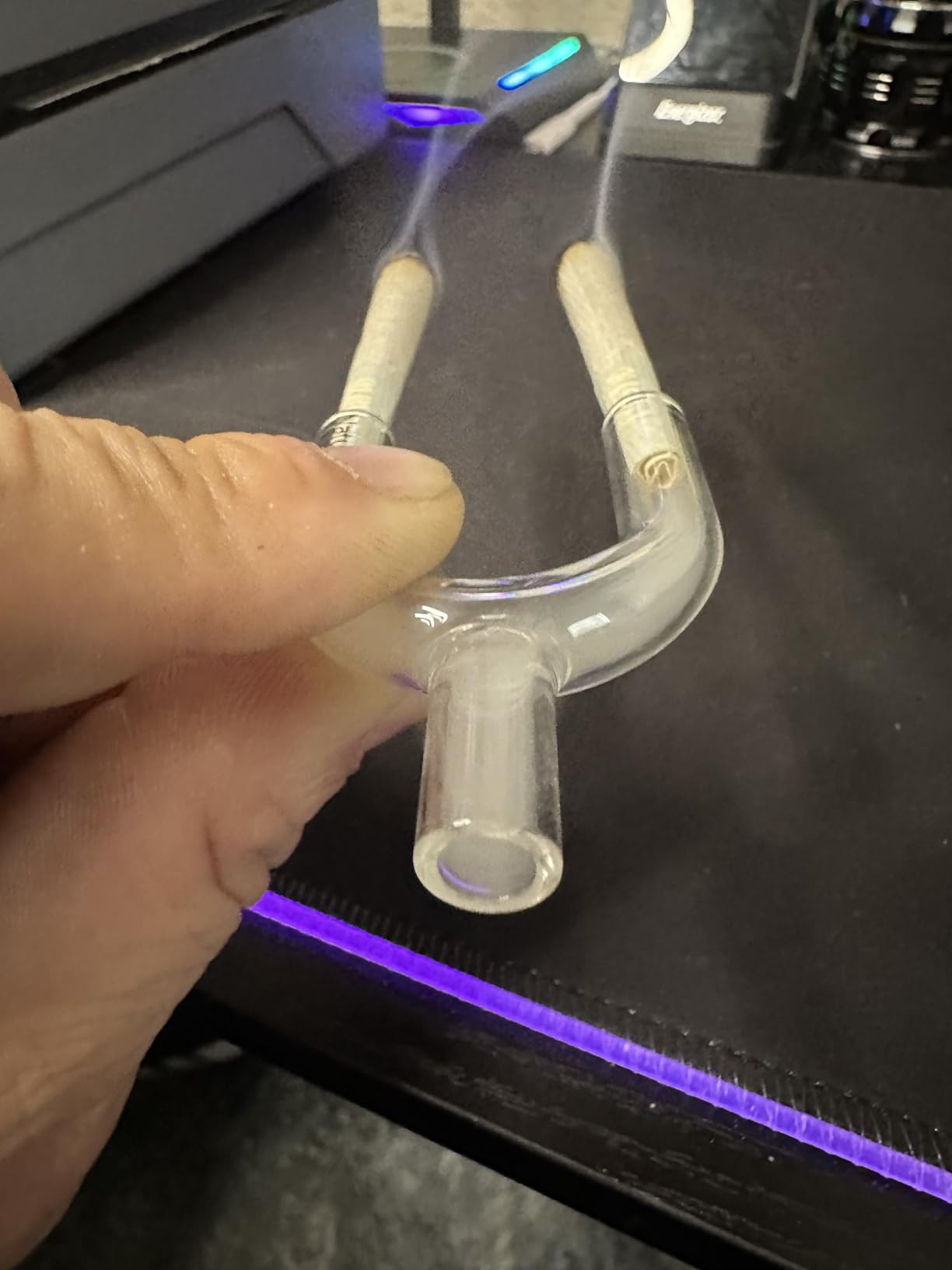 Glass Blowing Straws 1 ¼ Size Cone Loader King Size Loaders Smooth Flow Tubes with Cleaning Brush Hand Made Industrial Glass Tubes Tubing customer photo 2