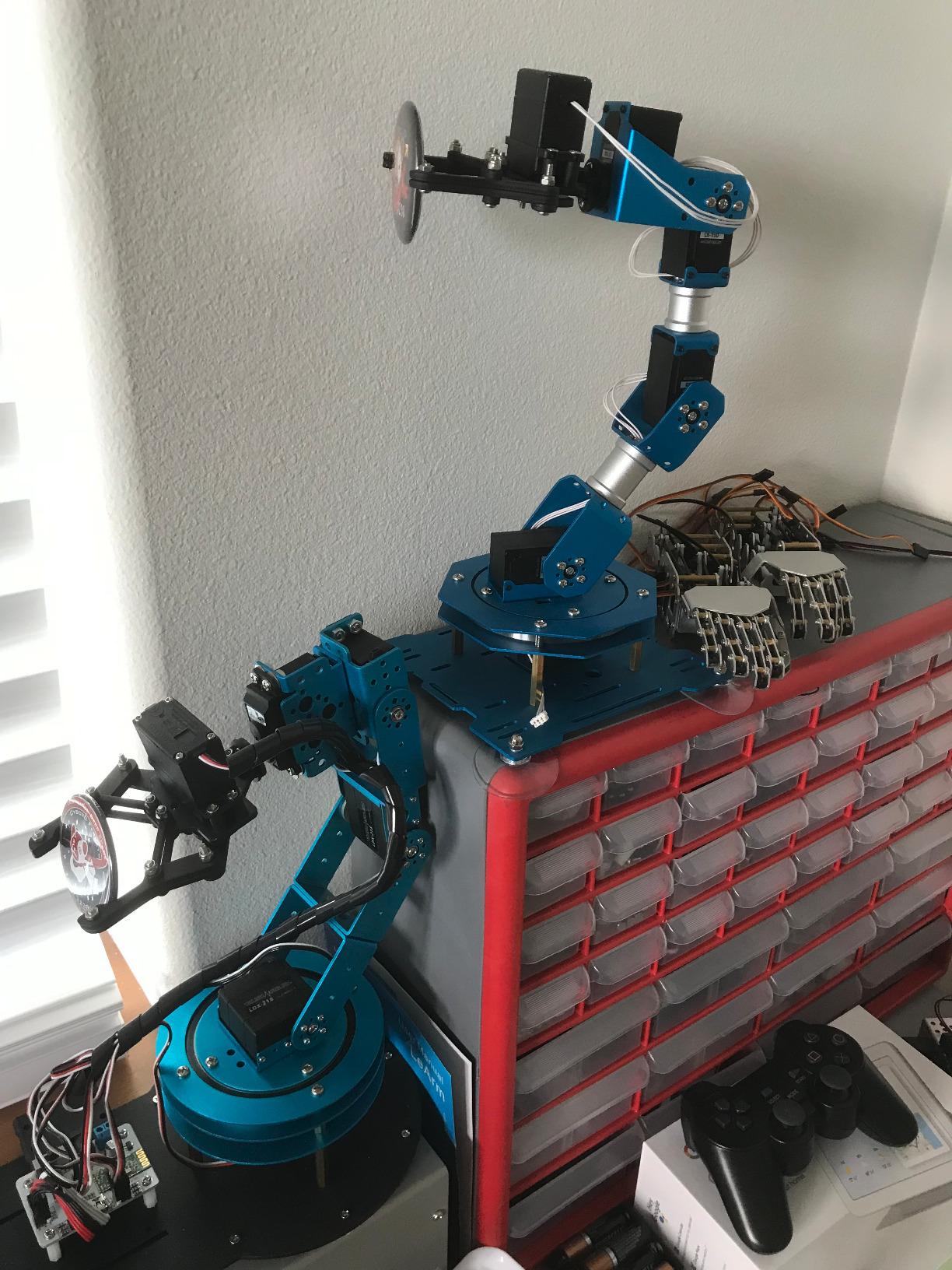 LewanSoul Robotic Arm Kit 6DOF Programming Robot Arm with 5 Servo, Handle, Mechanical Claw and More, PC Software APP Control with Tutorial customer photo 2