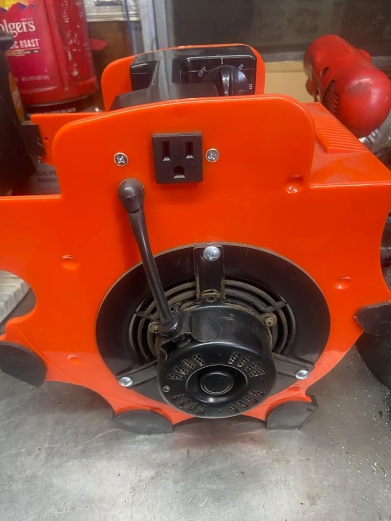 Blower Fan - 3-Speed Heavy-Duty Floor and Carpet Dryer - 1600 watts -Portable Air Mover with 4 Different Angles for Basements, Cars or Garages by Stalwart (Red) customer photo 2