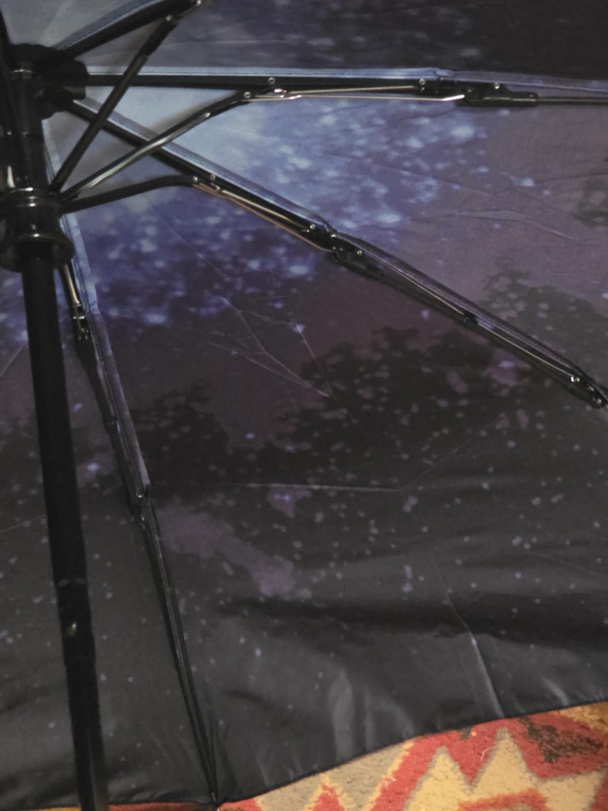SIEPASA Compact Travel Umbrella - Windproof Auto Open/Close, Small Folding Umbrella for Rain - Lightweight & Durable with Fiberglass Frame, Waterproof Canopy - Fits Backpack, Purse, Suitcase. (Black) customer photo 2
