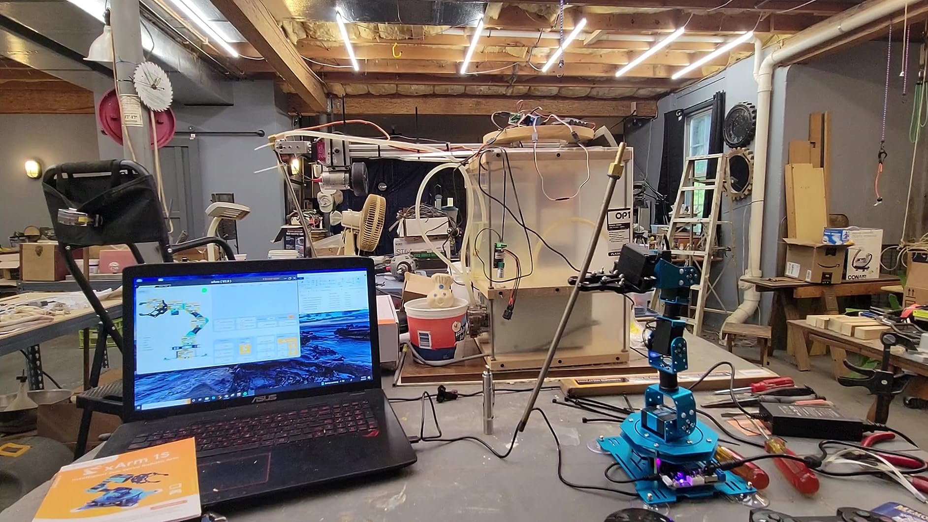 Robotic Arm for Arduino Coding Programming 6DOF Hiwonder-xArm1S STEM Educational Building Robot Arm Kits, 6 AXIS Full Metal Robotic Arm Wireless Controller/PC/App/Mouse Control Learning Robot customer photo 1