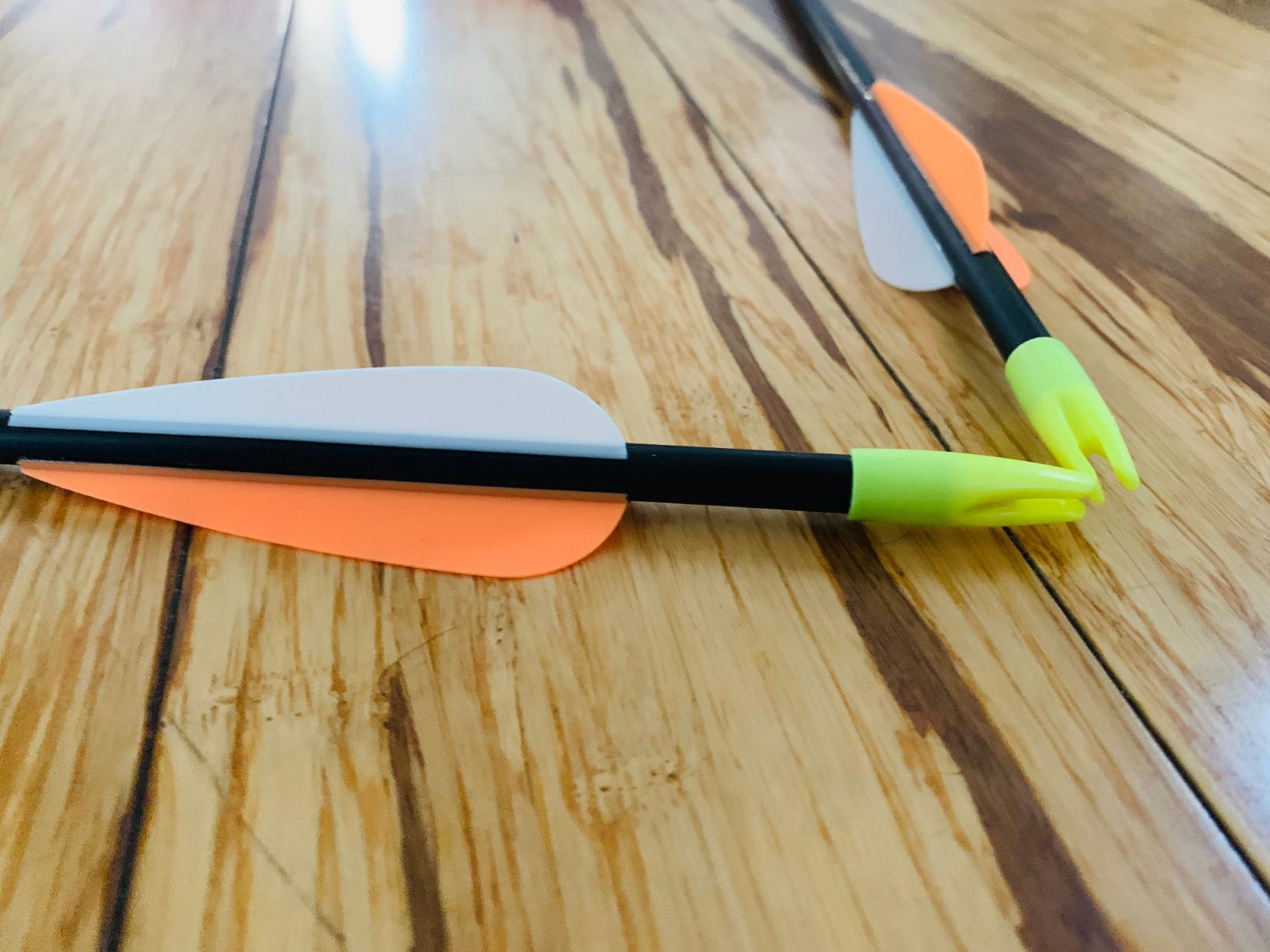 Elong Fiberglass Arrows Archery 24 26 28 30Inch Target Shooting Practice Safetyglass Recurve Bows Suitable for Youth Children Woman Beginner customer photo 2