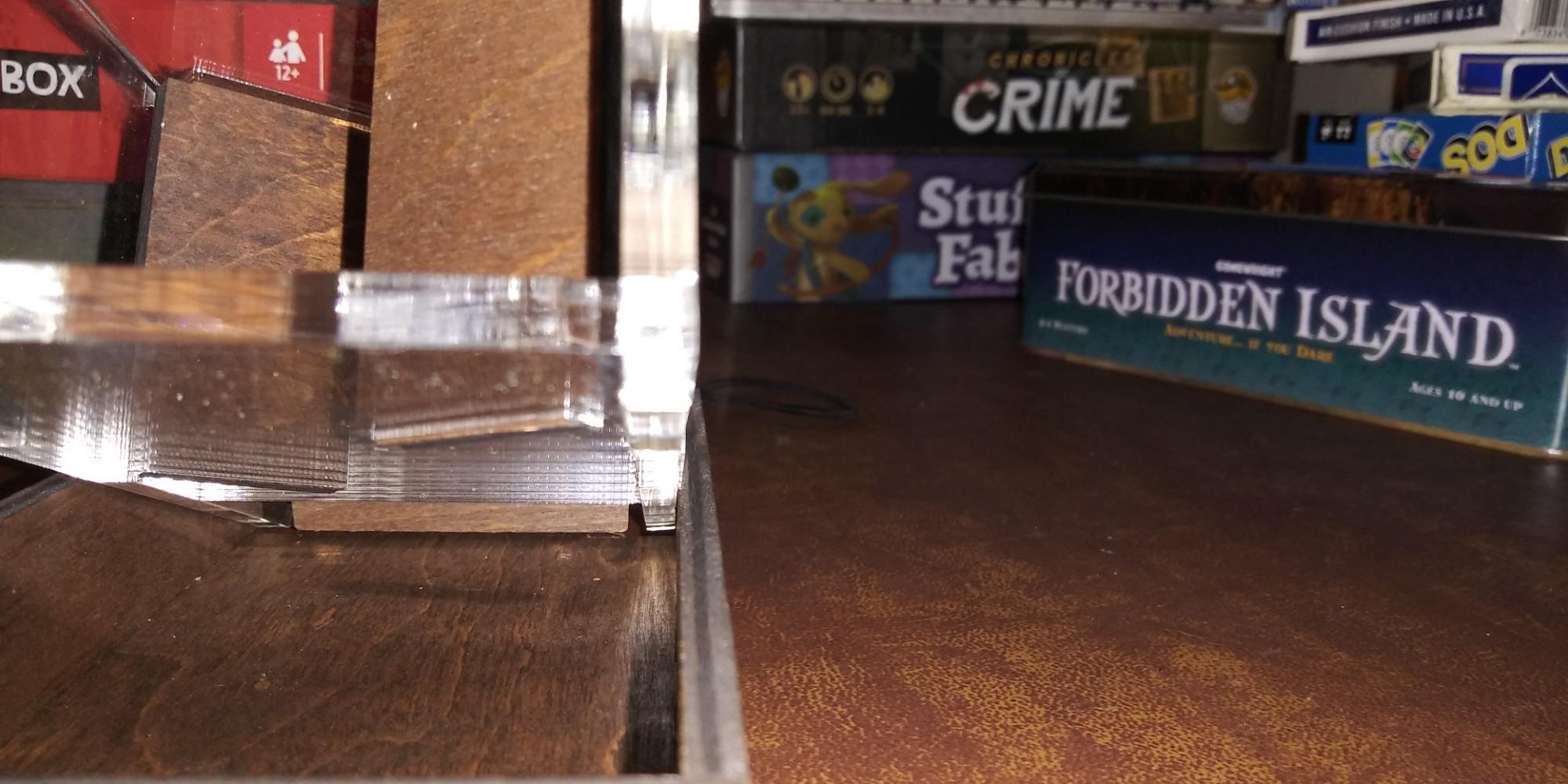 C4Labs Travel Portable Draw Bridge Dice Tower – Walnut customer photo 1