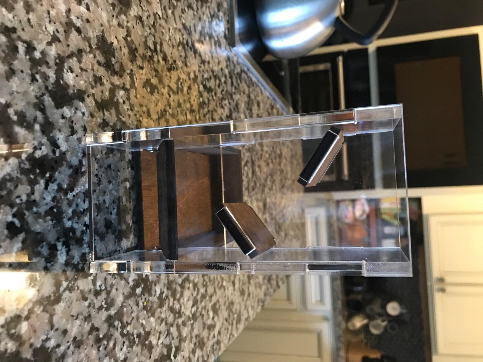 C4Labs Travel Portable Draw Bridge Dice Tower – Walnut customer photo 2