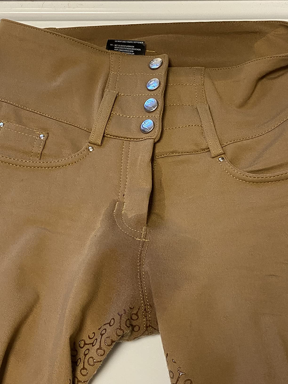 HORZE Tara Full Seat Silicone Grip Breeches, Riding Pants for Women customer photo 2