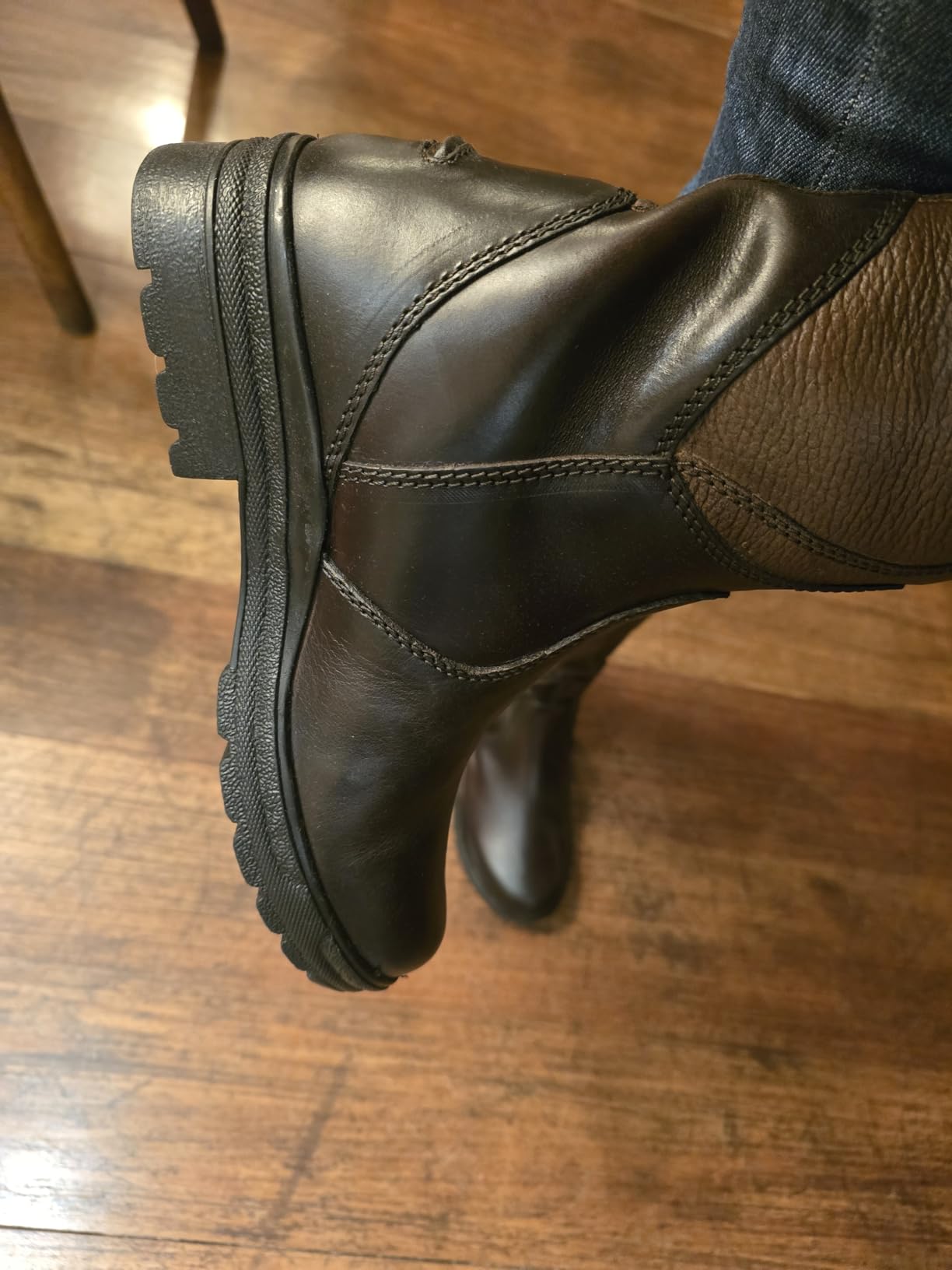 Ovation Women's Moorland II Highrider Tall Riding Boot - Full-Grain Leather Waterproof Breathable Side-Zip Equestrian Boots customer photo 2