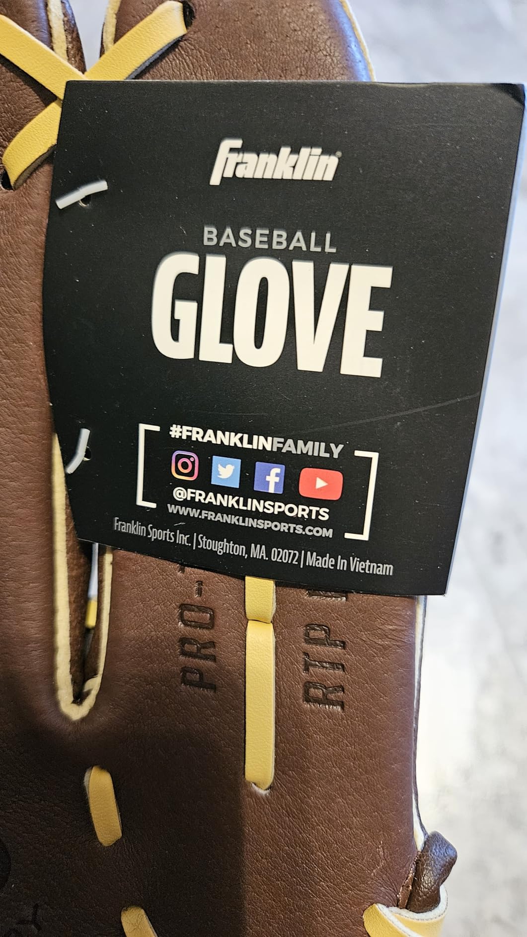 Franklin Sports RTP Pro Baseball Fielding Glove customer photo 2