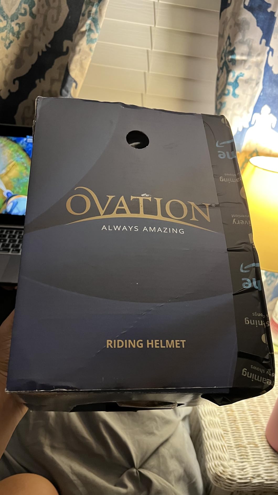 Ovation Adults' Equestrian Horse Riding Lightweight Comfortable Adjustable Low-Profile Metallic Schooler Helmet customer photo 1