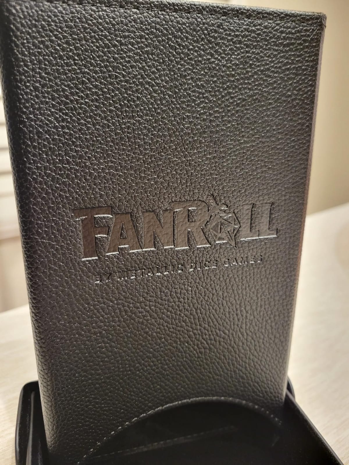 FanRoll Fold Up Dice Tower: Black, Role Playing Game Dice Accessories for Dungeons and Dragons customer photo 1