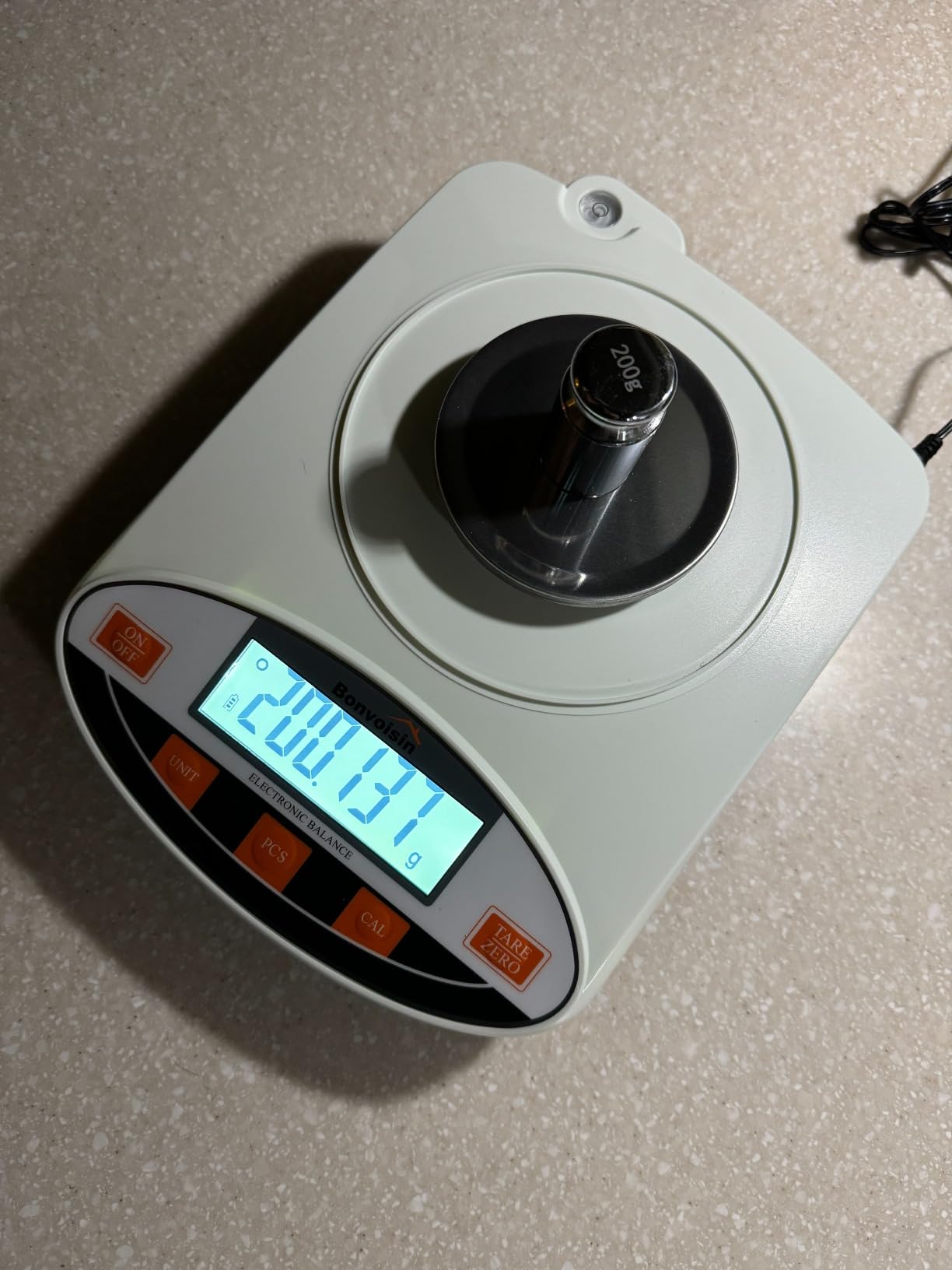 Bonvoisin Lab Scale 500g x 0.001g Digital Gram Scale Analytical Balance customer photo 1