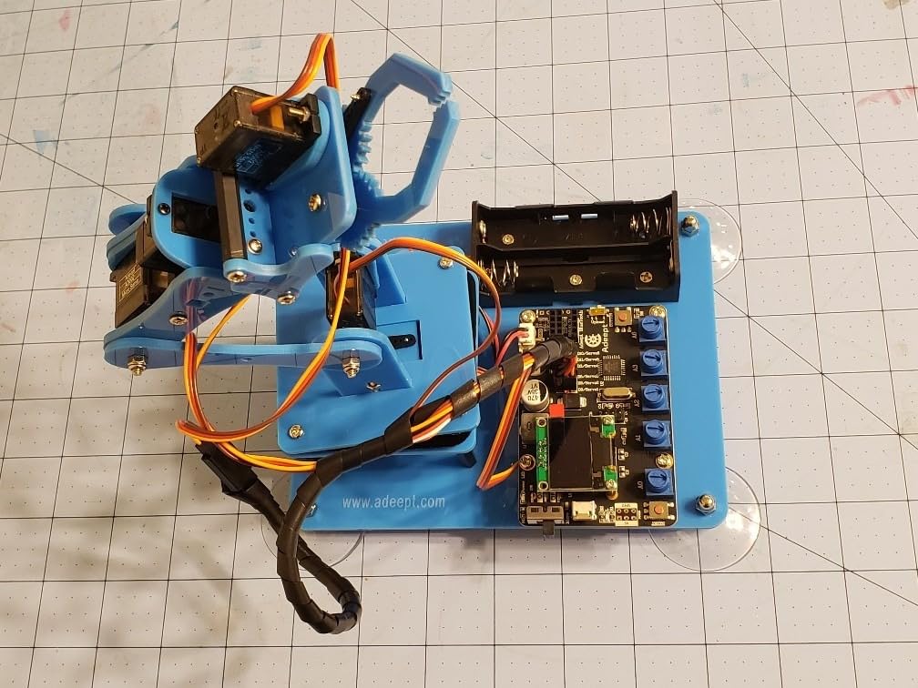 Adeept 5DOF Robotic Arm Kit for Arduino IDE, Programmable DIY Coding Kits customer photo 1