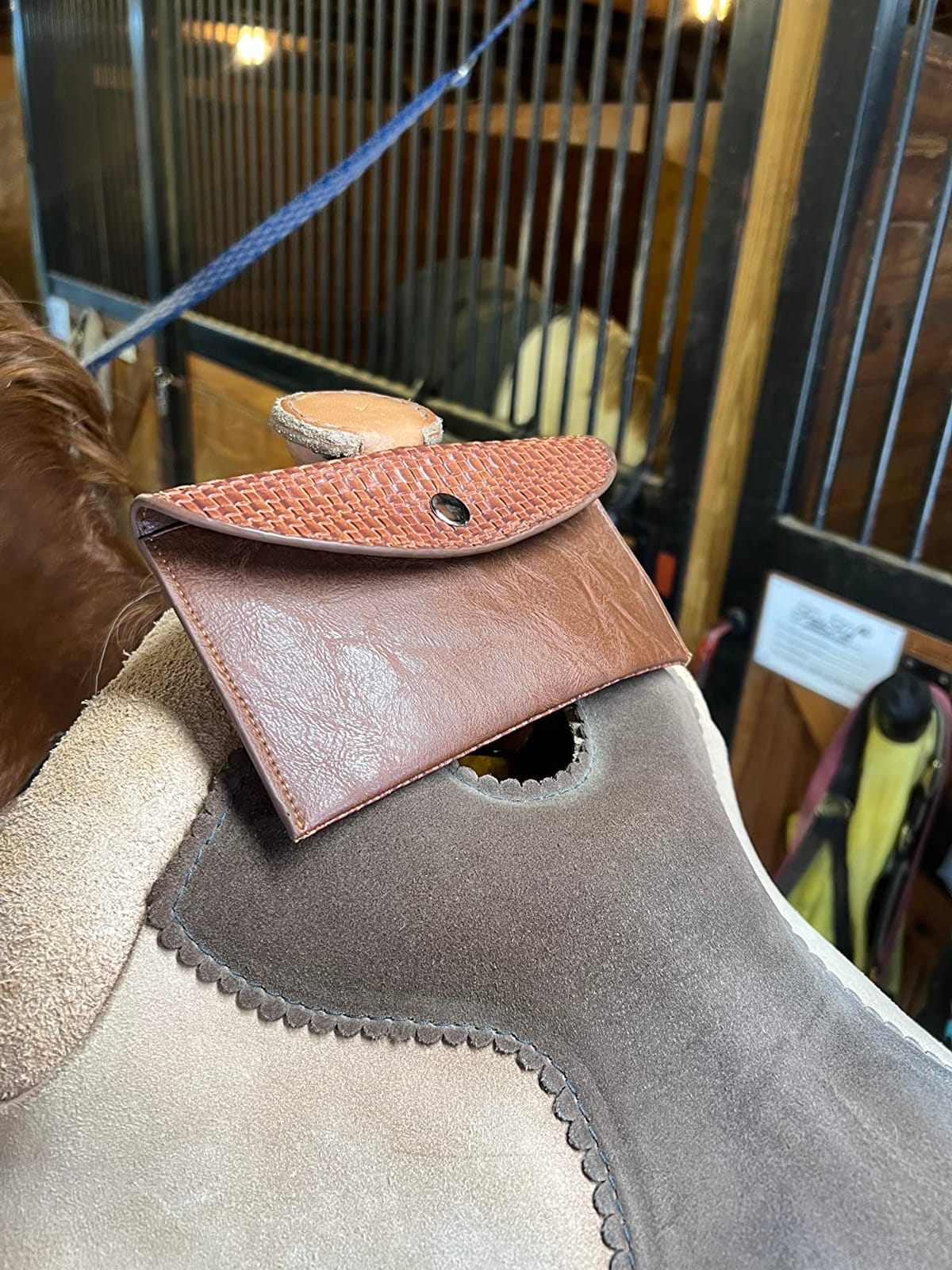 Saddle Pommel Bag - Phone Holder & Equestrian Gift for Women, Horse Tack Essentials customer photo 2