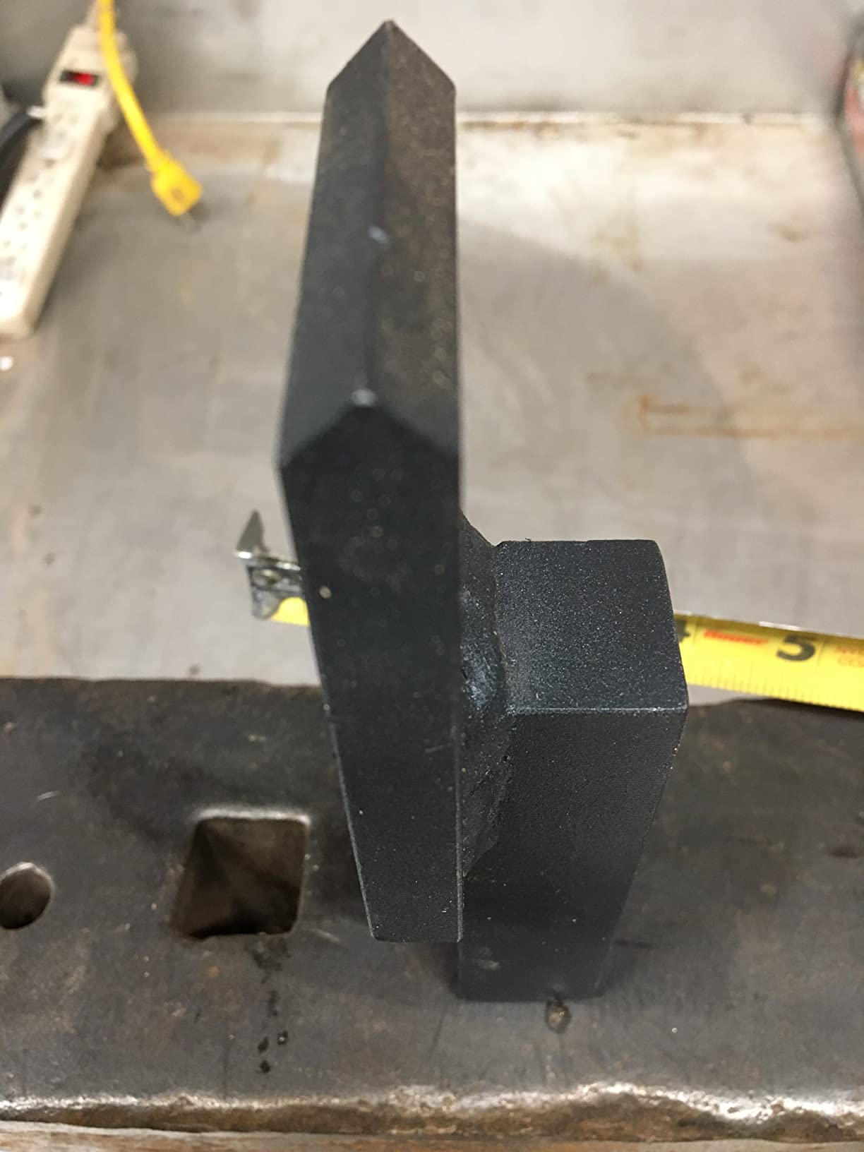 1 Inch Blacksmith Anvil Hardy Tool Set – Hot Cut, Creasing Tool Stake, Bottom Fuller, Turning Bending Scrolling Fork customer photo 2