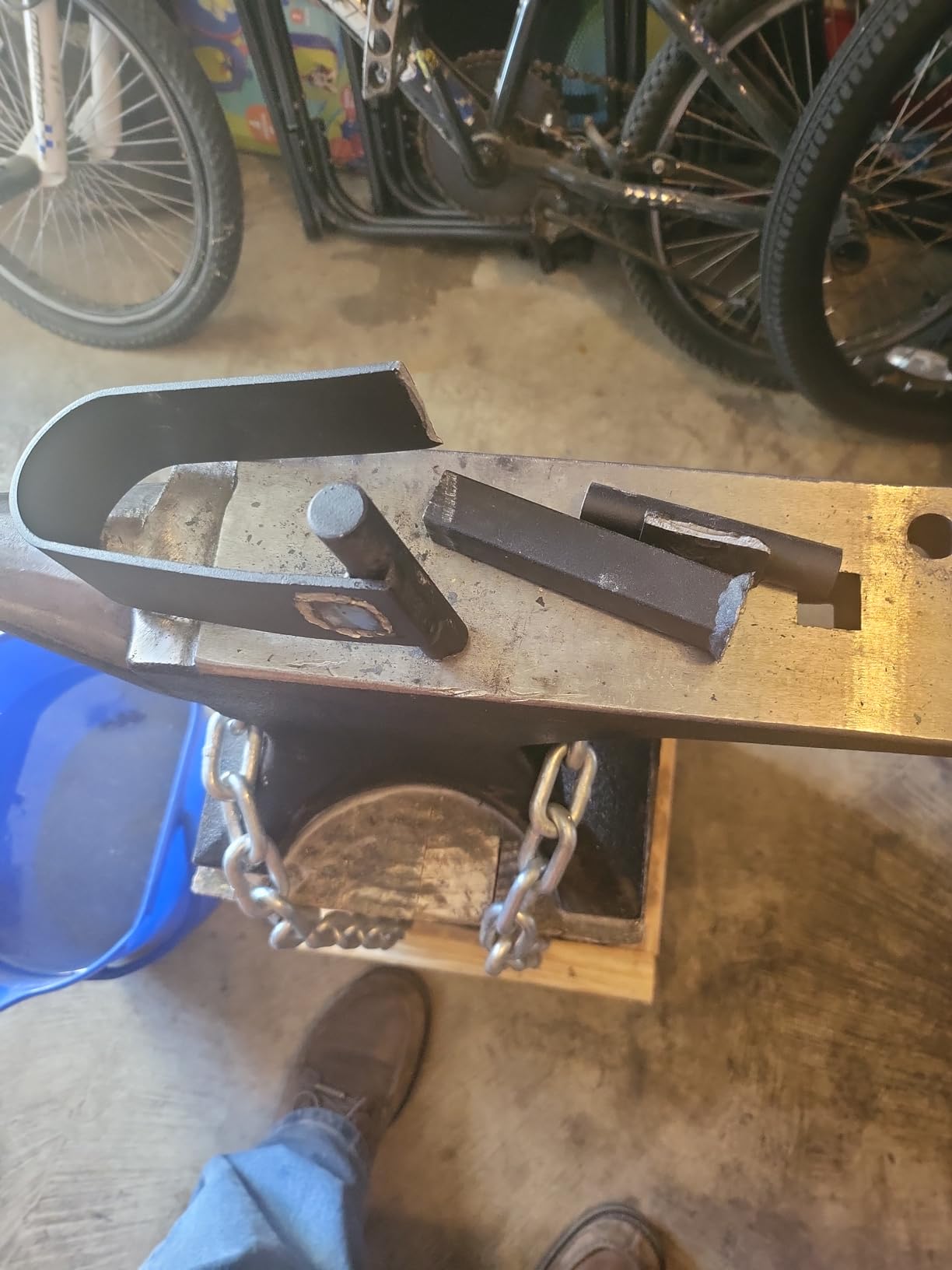 Blacksmith Anvil Forge Hardy Tool Set 3/4