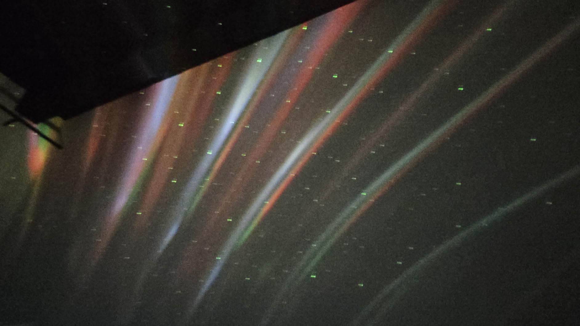 AIRIVO Northern Lights Aurora Projector, Star Projector Music Speaker, White Noise Night Light Galaxy Projector for Kids Adults, for Home Decor Bedroom/Ceiling/Party (Black) customer photo 2