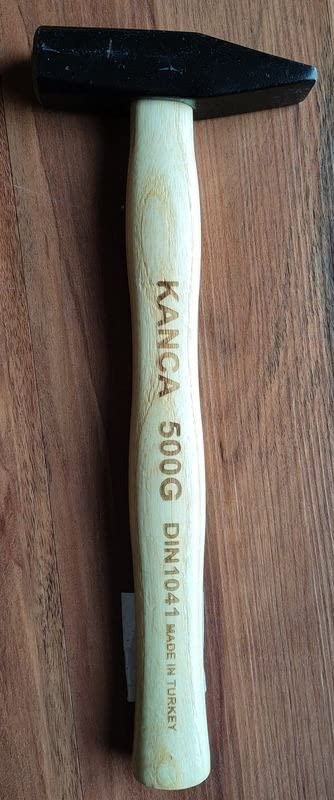 KANCA HAM-1000, Machinist Hammer, Blacksmith Hammer, Ash Wood Handle, Hand Tools And Home Improvement Drop-Forged Head, Machinist Tools, 1000 GR, 2.5 LBS customer photo 1
