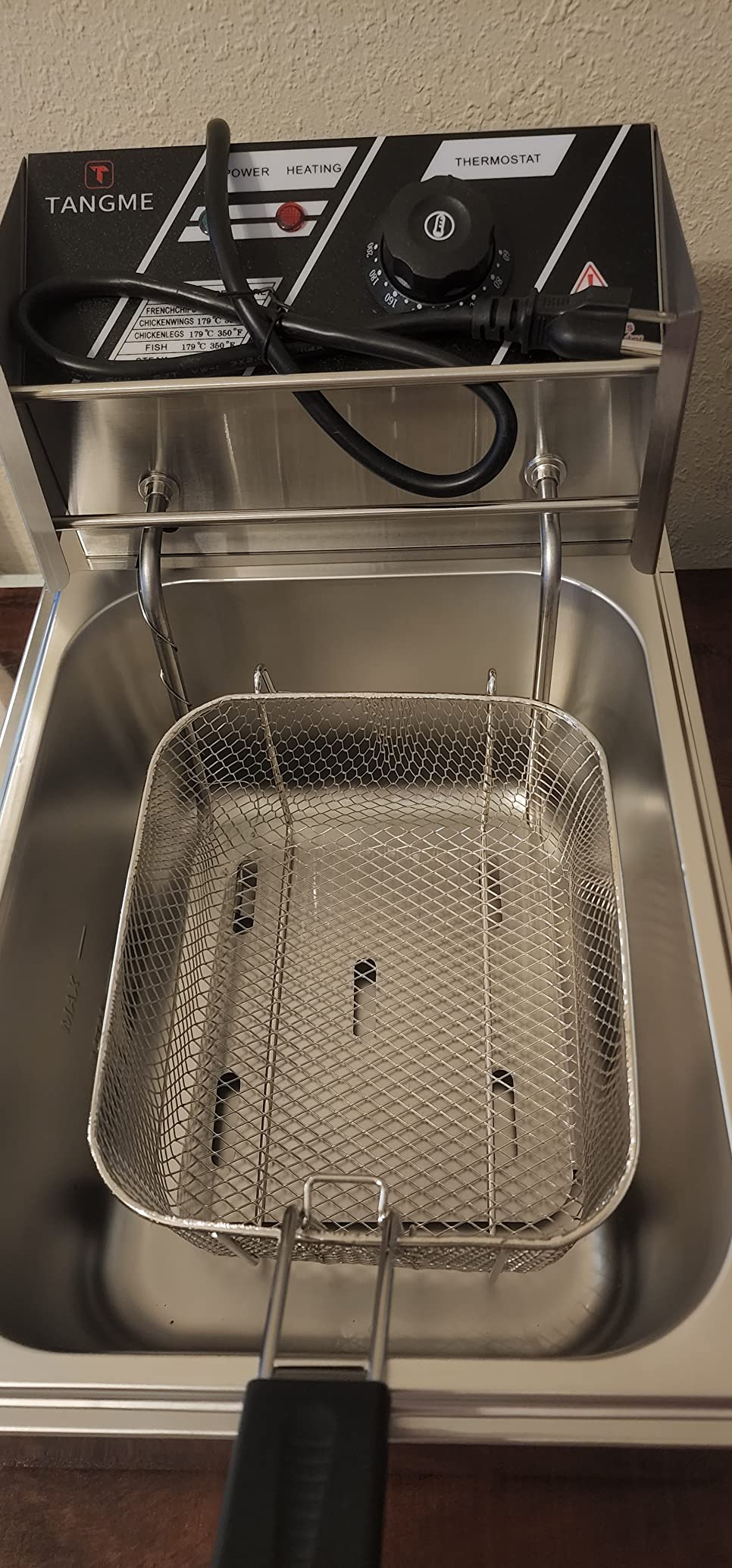 Commercial Deep Fryer, 3400W Electric Deep Fryers with 2x6.35QT Baskets customer photo 2