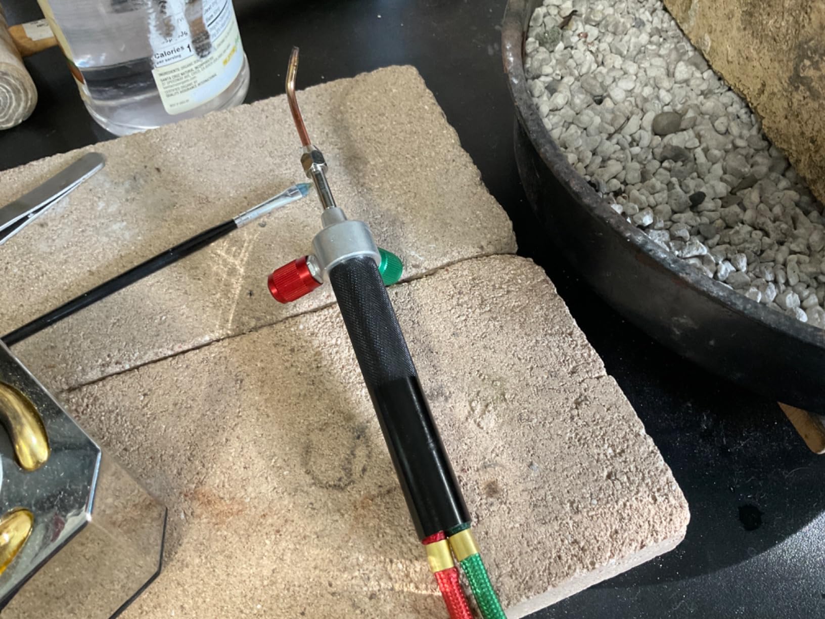 Mini Oxygen Torch Kit, Micro Oxygen Acetylene/Butane Gas Welding Torch with 5pc Tips for Jewelry Repair customer photo 2