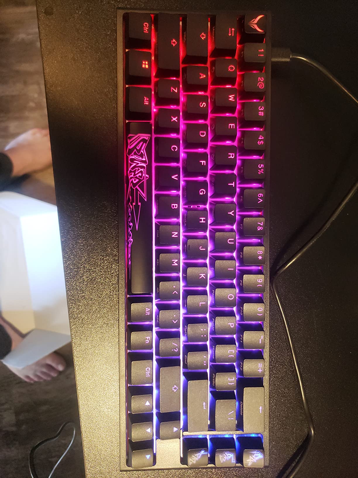 PowerColor x Ducky One 2 SF RGB USB-C Mechanical Keyboard with Kailh White Switches customer photo 1