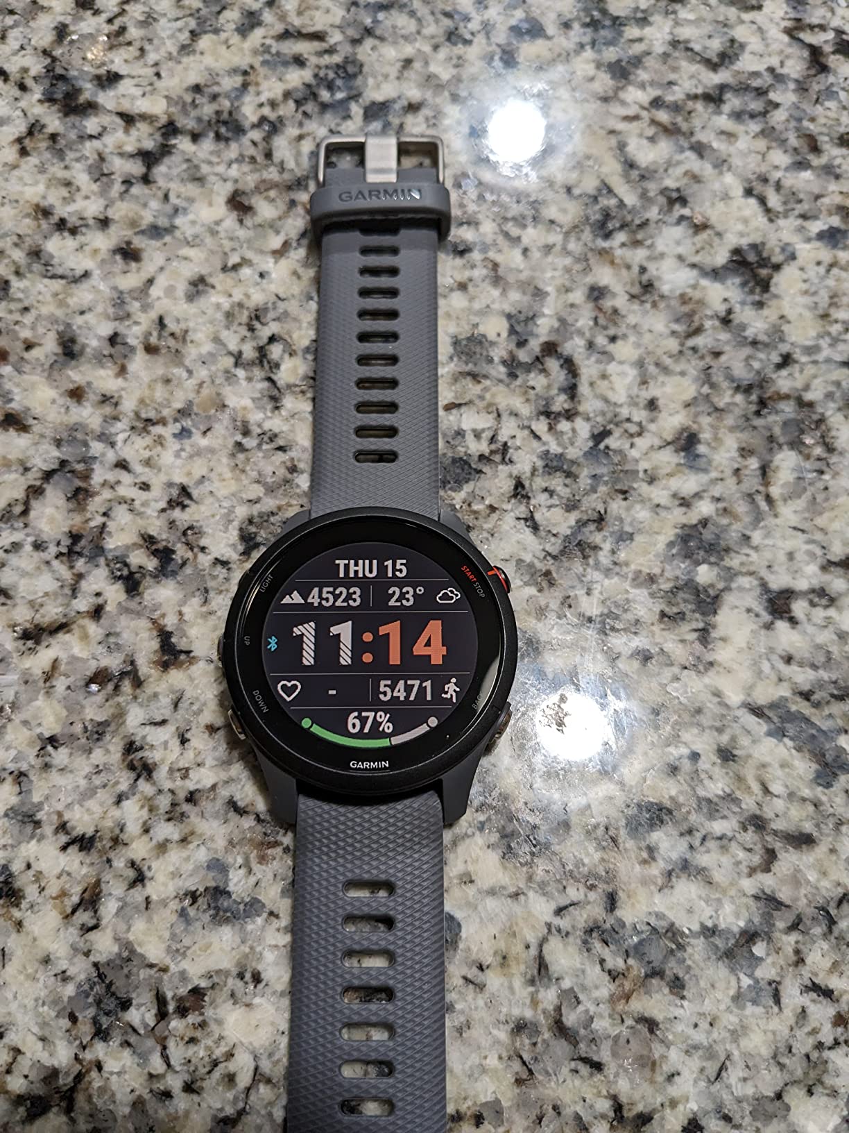Garmin Forerunner® 255, GPS Running Smartwatch, 46mm, Slate Gray customer photo 1