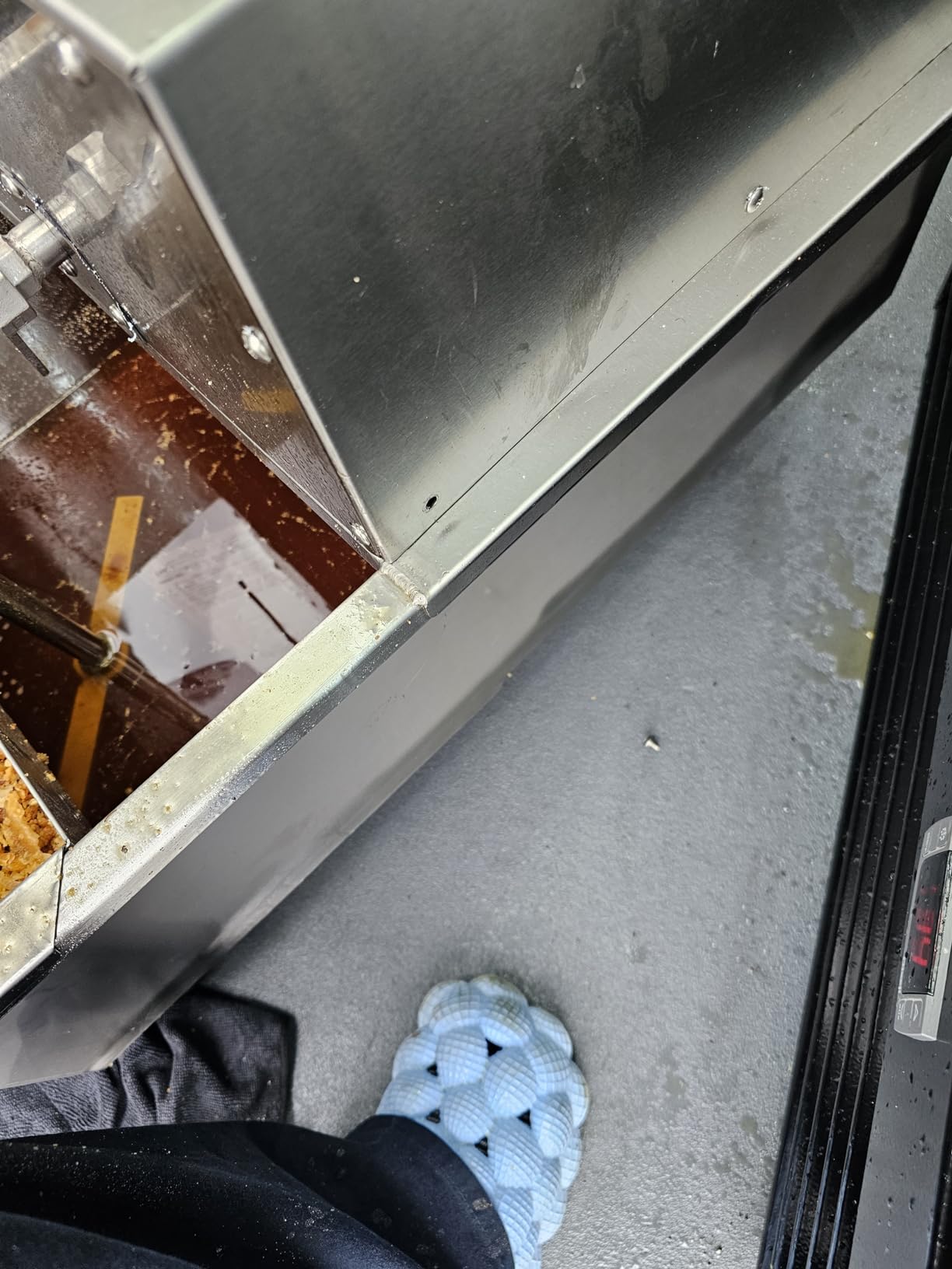 14.5Gal Commercial Fryer Filter Machine,550W Mobile Frying Oil Filter Truck customer photo 1