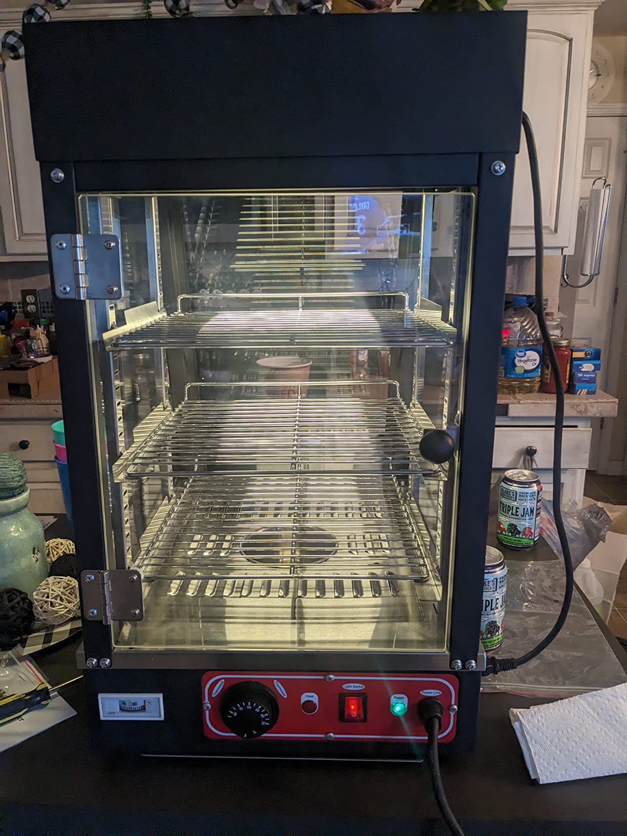 26'' Food Warmer Display Hot Food Countertop Case, Heated Cabinet customer photo 2