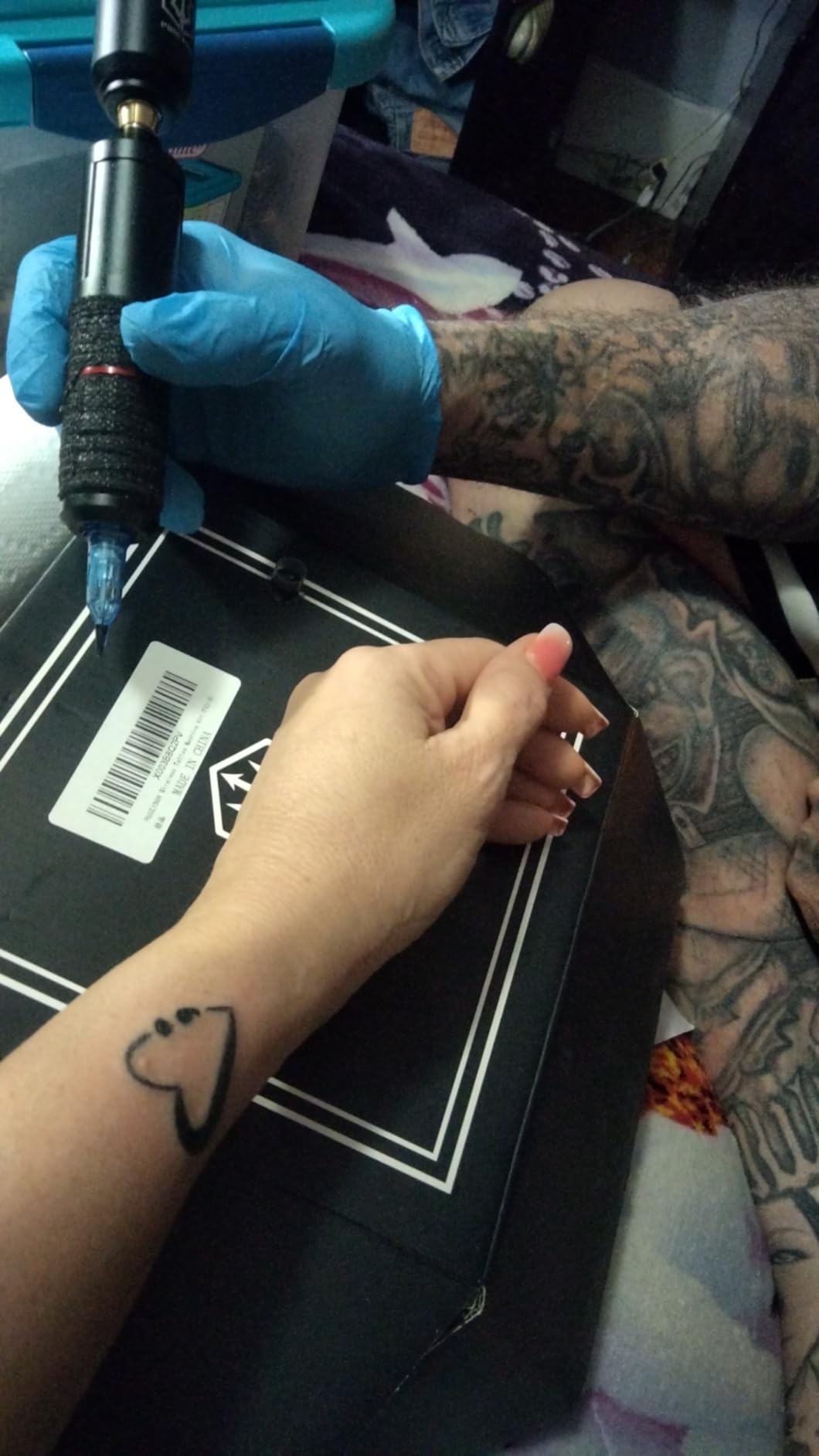 POSEIDON Tattoo Gun Kit, Wireless Tattoo Pen with 40 Cartridge Needles customer photo 1