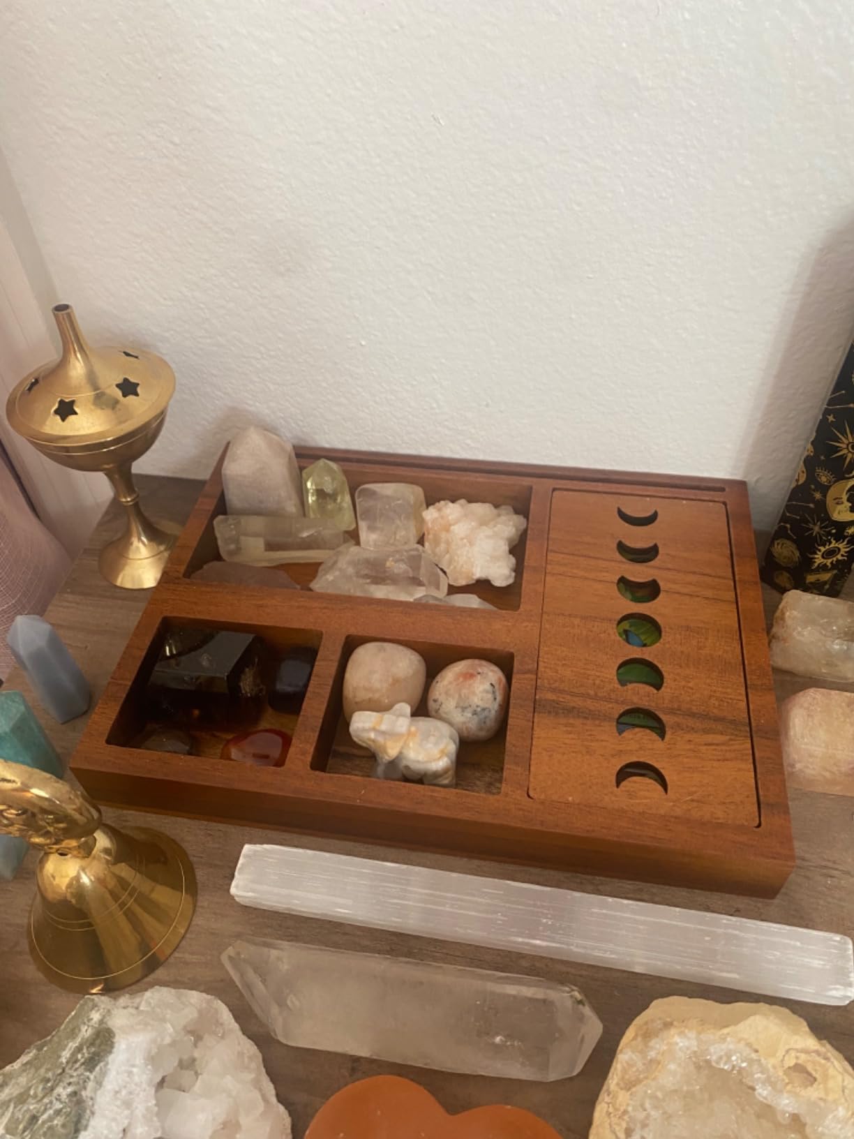 Tarot Card Holder Stand, Tarot Box & Deck Box, Metaphysical Gifts for Women customer photo 2