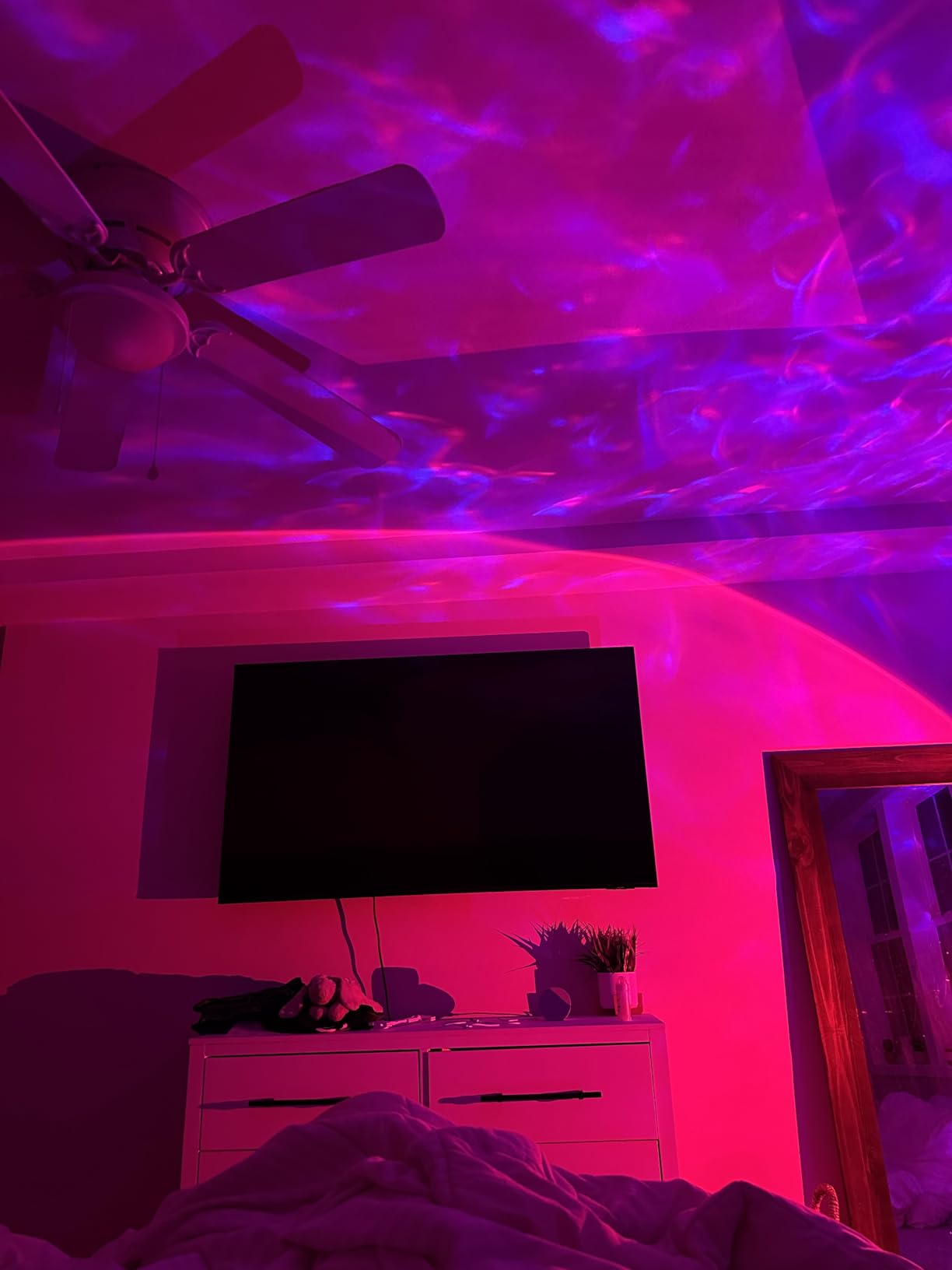 One Fire Galaxy Projector Lights for Bedroom Birthday Gifts for Teen Boy customer photo 1