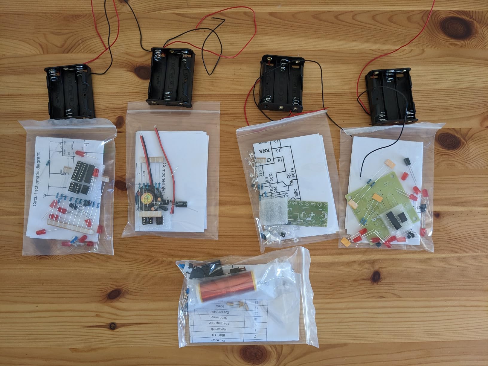 Soldering Practice Kit 5 DIY Electronics Projects Soldering Kit DIY Tesla Coil Simple Welding Skills Plug-in Circuit Kit Learn Soldering Kit for Beginners (5-Kits-TSL) customer photo 1