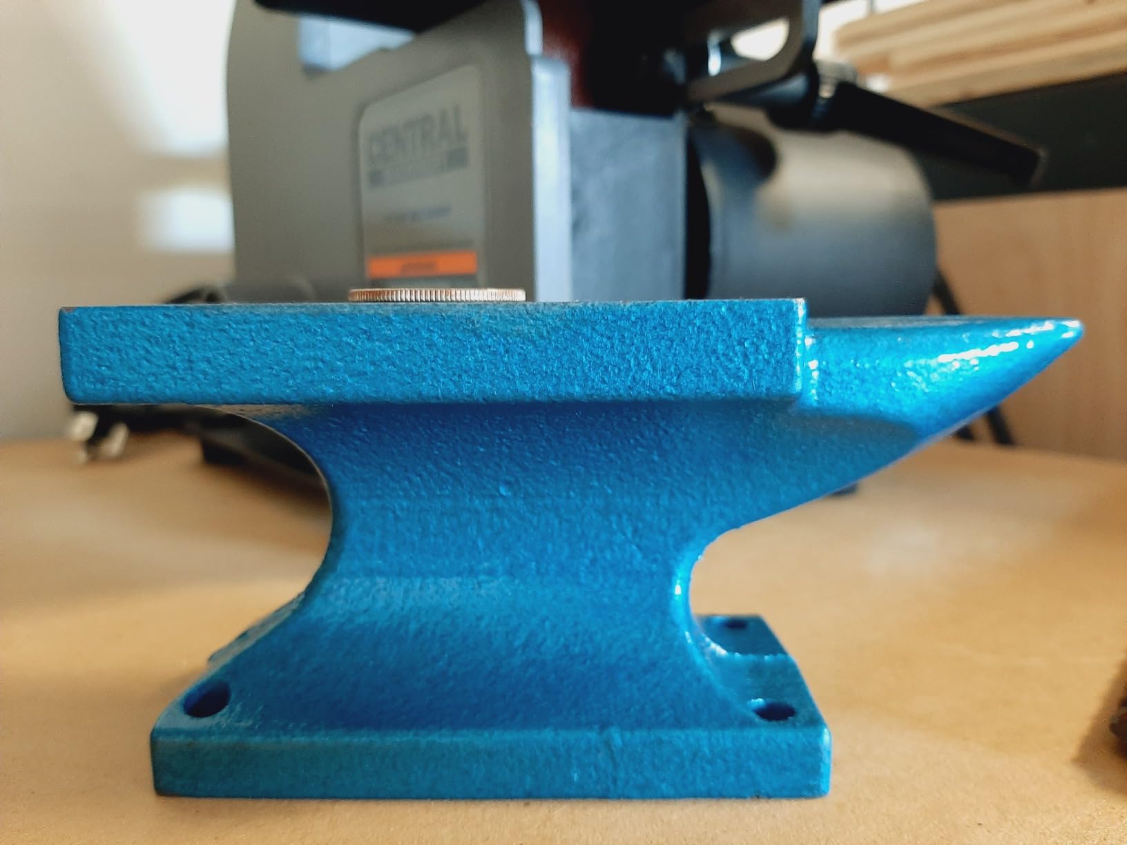 HimaPro Single Horn Anvil for Blacksmith Blue - Cast Iron Anvil- A Wonderful Tool for Jewelry Making and Metal Stamping (24 LBS) customer photo 1