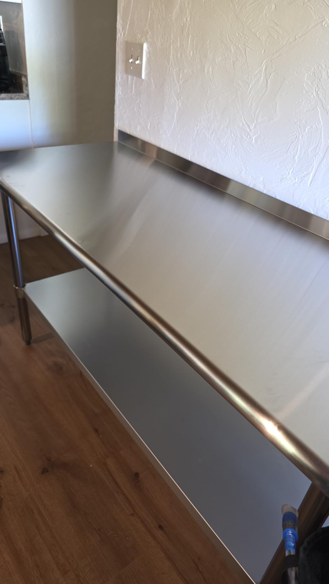 HARDURA Stainless Steel Prep & Work Table 24 x 60 Inches Backsplash customer photo 1