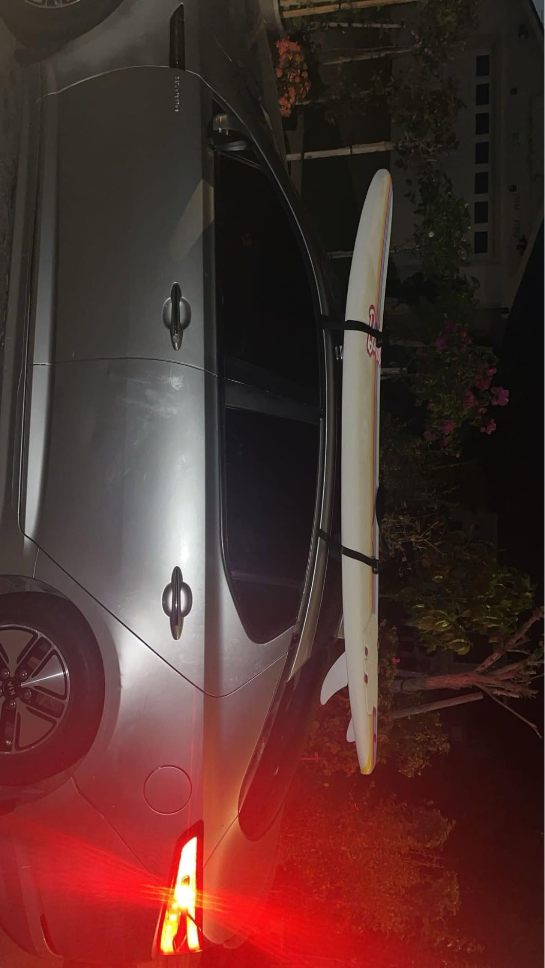 Barbie™ Signature 8ft Surfboard by Wavestorm | Graphic top Deck with high Density Slick Bottom | for Kids and Adults |Foam Construction with Accessories | Leg Leash and Fin Set Included,White customer photo 1